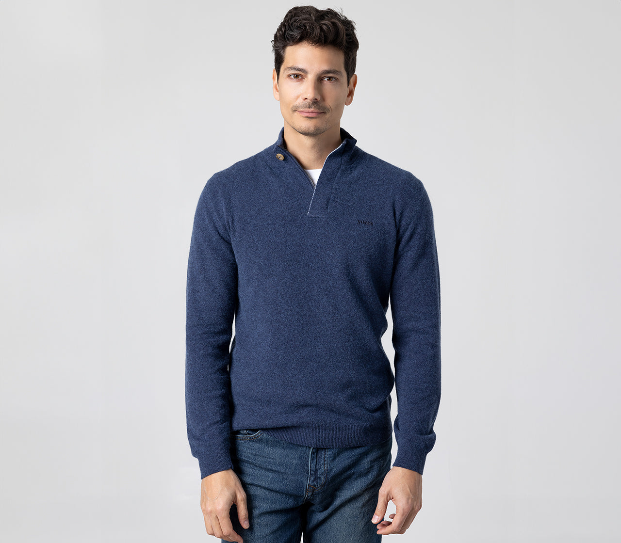 Men's Extra Fine Merino Zip Sweater